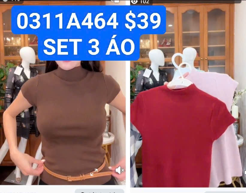 A464 ( Tím, Đỏ, Nâu)